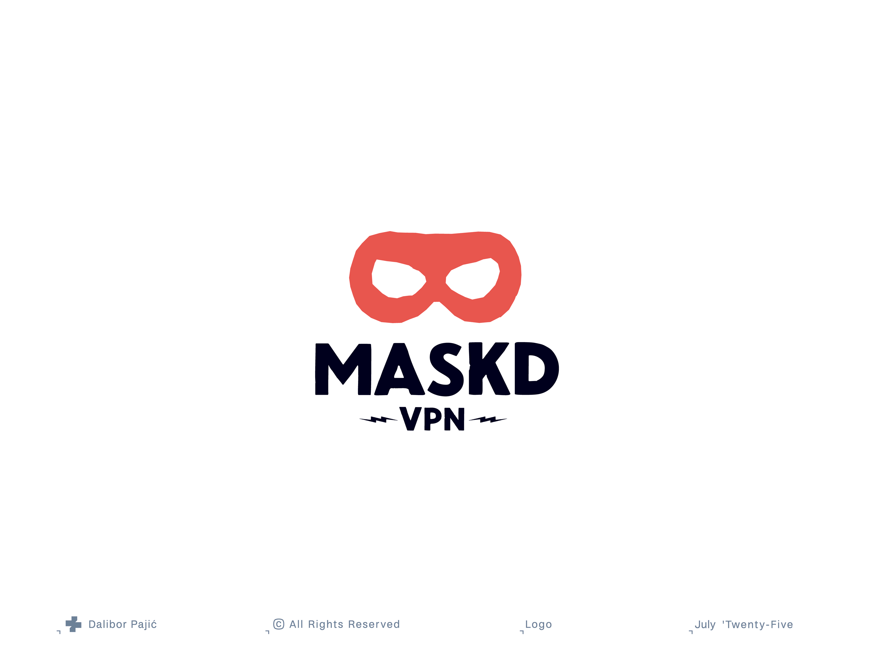 MASKD VPN Branding activism anonymity branding censorship defiant digital freedom eyes information internet lightning logo mask online private propaganda saas security startup surveillance trust