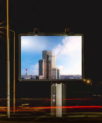 Outdoor billboard, digital design / Real estate ads after effects animation banner billboard development digital ads graphic design outdoor real estate анимация диджитал щит дизайн наружка наружная реклама недвижимость реклама