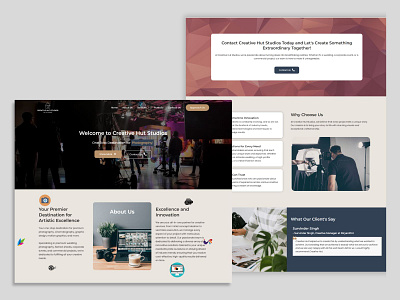 Creative Studios Website design – India creative creative website design landing page layout ui website wordpress