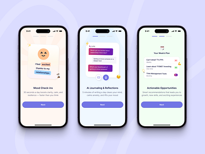 Brightn App Onboarding app brightn design figma mobile mobile app mobile screens onboarding ui ui ux ui design uidesign user interface ux