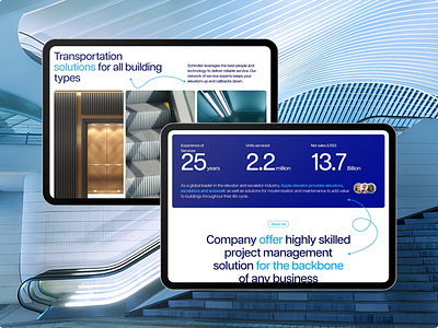 Apple Elevators — UI/UX for a Seamless Experience aboxagency apple elevators blue branding design digital product design dribbble gradient graphic design home page insights landing page responsive design responsiveness ui uiux