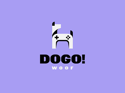 Dog Gamepad Logo animal controller dog esports game gamepad gamers gaming joystick logo mascot minimalist pet