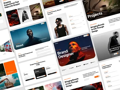 Portfolio Framer template agency framer graphic design hero home landing landing page personal personal website portfolio template ui web design webdesign website website design