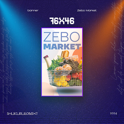 banner Design | Zebo Market ads banner branding design graphic design outdoor print
