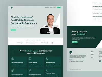 Consulting Landing Page consulting consulting landing page consulting web landing page ui design web web design web ui webflow webflow web website