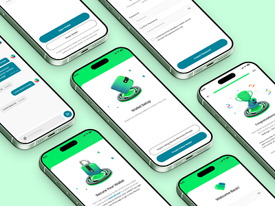 Wallet - Mobile App Design app design digital wallet figma ui wallet