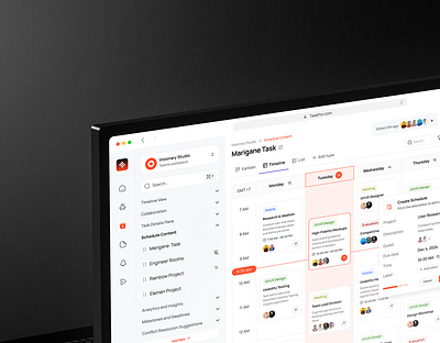 Task Scheduler – SaaS UI/UX Design appointment dashboard crm dashboard figma project management dashboard schedule dashboard software dashboard task dashboard task management dashboard ui uiux ux