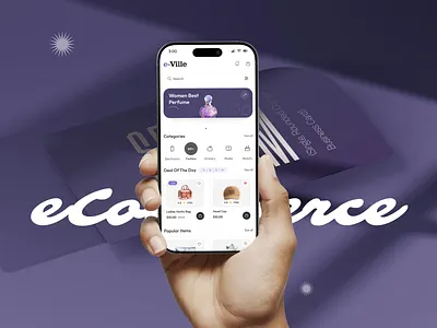 eVille - Ecommerce Mobile App UI Design app design ecommerce mobile app mobile app design ui uiux