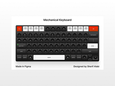 Mechanical Keyboard UI mibileapp ui