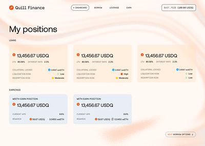 Behind the UI: Designing Quill finance product design stablecoins web3