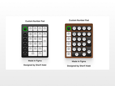Custom Number Pad UI mibileapp ui