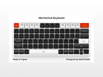 Mechanical Keyboard UI mibileapp ui