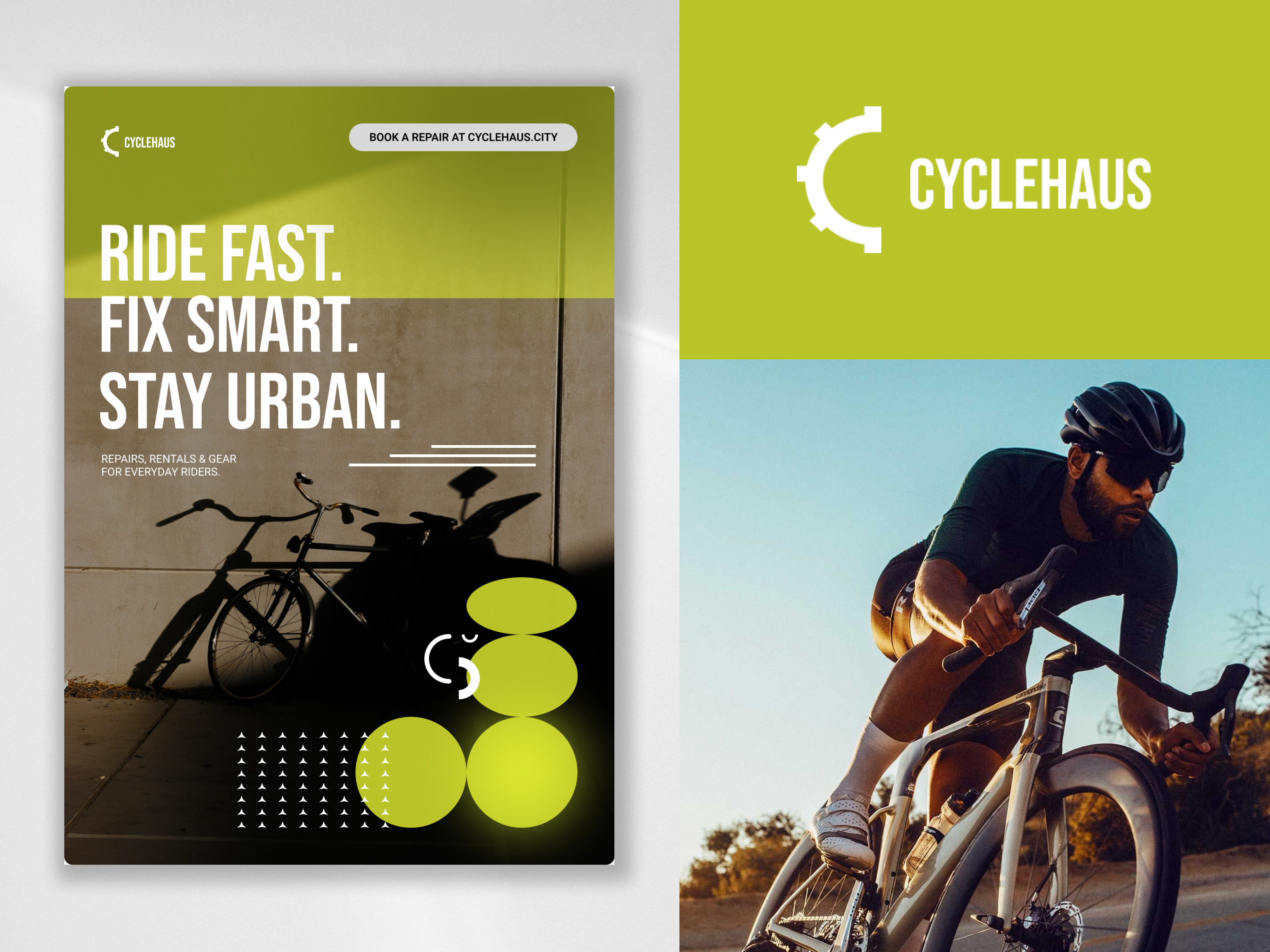Example of Logo and poster / Cyclehaus