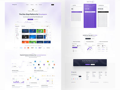 Amigoscode - Landing Page amigoscode coding landing page courses landing page e learning landing page education landing page education website landing page lms landing page lms website online education