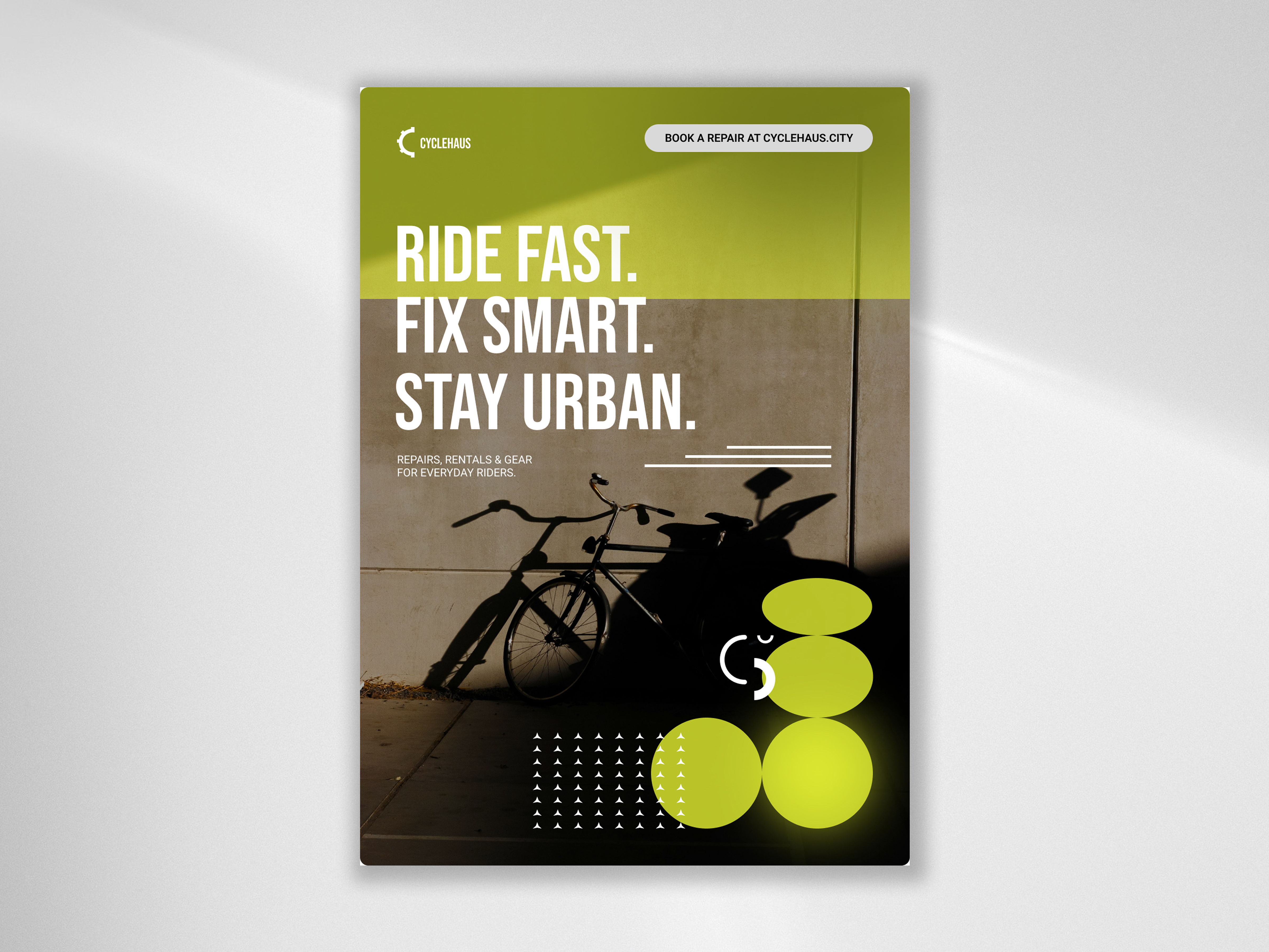 Example of Cyclehaus poster