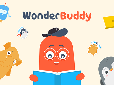 Kids Education Platform App Mascot Design brand design brand identity brand identity design educational platform graphic design kids education kids leaning website landing page design logotype mascot minimalist online school visual identity web website