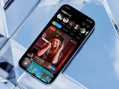 LiveStream Social Media App – Go Live, Connect & Share Instantly app app design broadcast app ios live stream live streaming app live video app mobile mobile app social app social media social media app