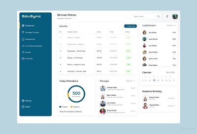 Smart, Scalable UI for Online Learning Dashboard app branding design graphic design logo typography ui ux