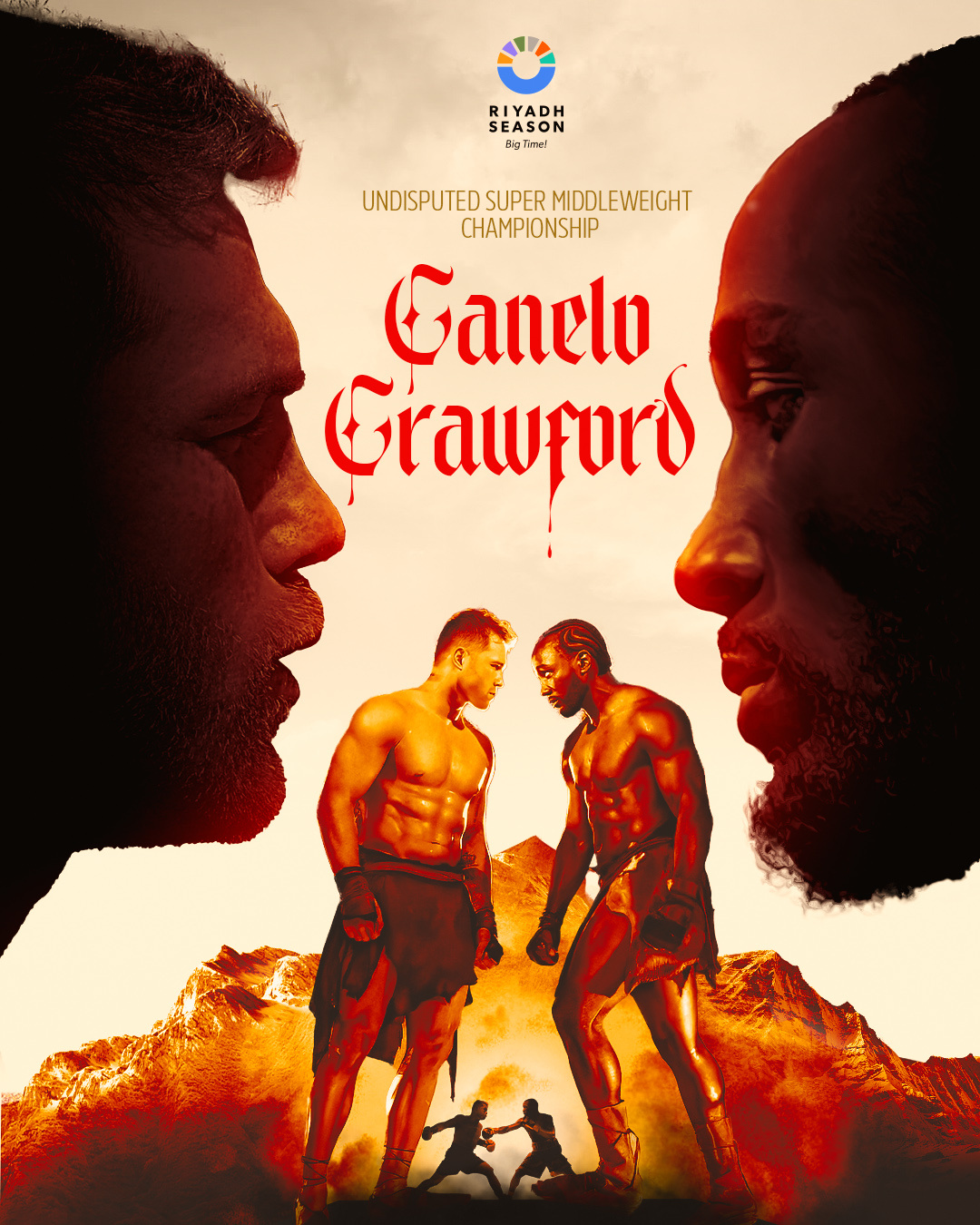Canelo Alvarez vs Terrence Crawford boxing boxing artwork boxing designer boxing poster bpxing flyer canelo alvarez canelocrawford riyadhseason sports designer terrence crawford