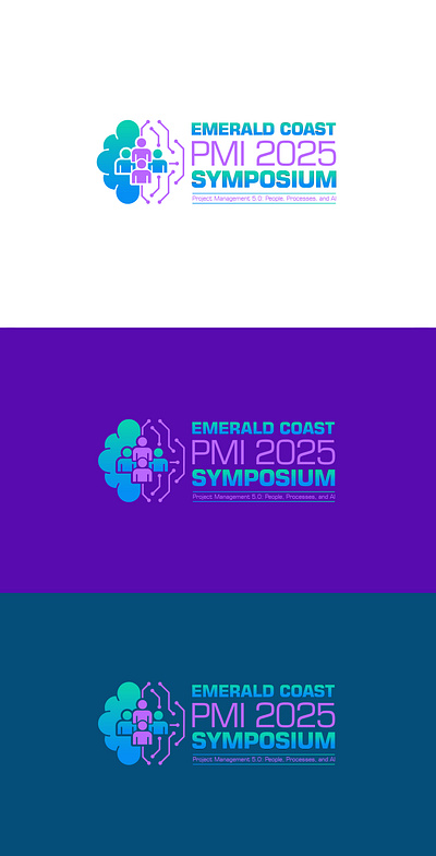 Emerald Coast PMI 2025 Symposium Logo Design annual symposium logo