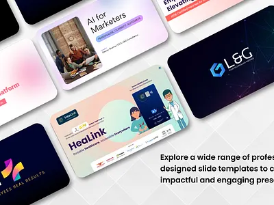 Deck - Portfolio graphic design presentation vector