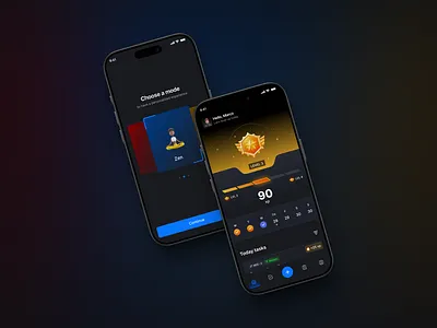 Gamified Task Management App app design design mobile design product design ui user experience design ux