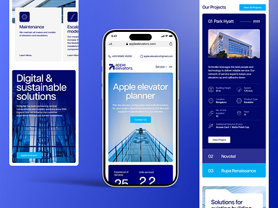 Elevator company mobile responsive design design mobile responsiveness mobile view responsive design ui