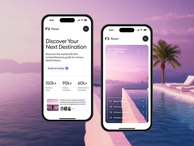 Bookings App UX/UI Design app design app interface application ui booking app design interactive design mobile app design mobile app ui mobile dashboard search ui startup ui ui ux design ux webdesign