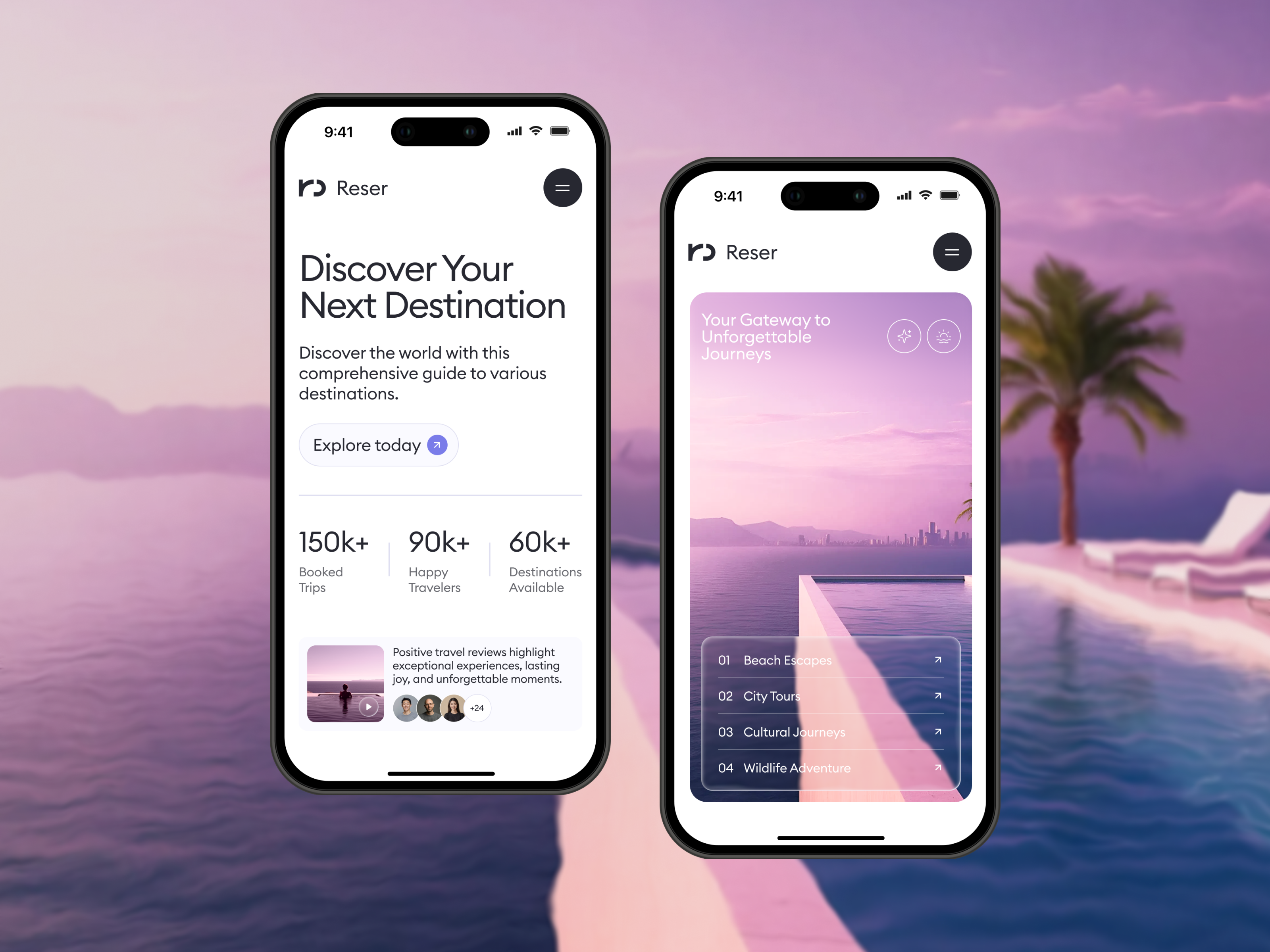Example of Mobile App Design / From 5 Screens