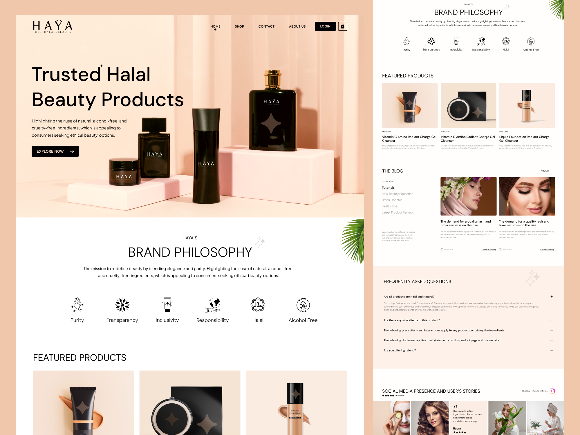 Example of Custom E Commerce Website Design 5 Pages
