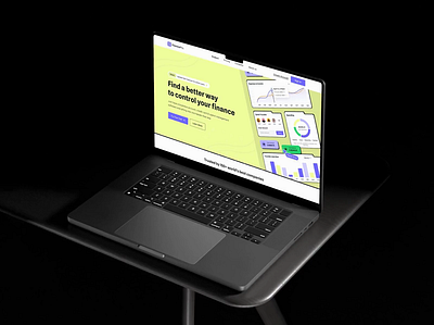 Fintech SaaS Design Animation📈 clean design finance financemanagement fintech minimal saas animation saas design saas website saas website design ui ux ux design website animation
