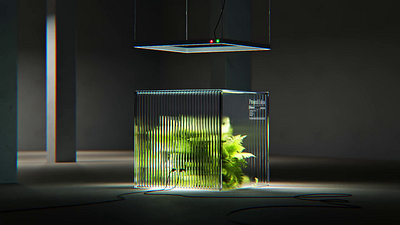 Project Eden | Phase I 3d 3d render biophilic botanical c4d concept art digital art eco futurism futuristic growth modern motion graphics nature reeded glass sci fi technology