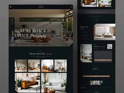 Real Estate Photography web design brand design brand identity branding interface landingpage landingpages listing minimalist photography property property photography real estate agency real estate branding real estate photography realestate ui visual design website