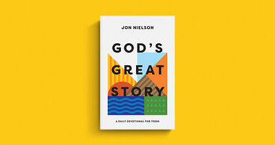 God's Great Story abstract book branding christian church cover crossway design illustration minimal pattern playful shapes simple