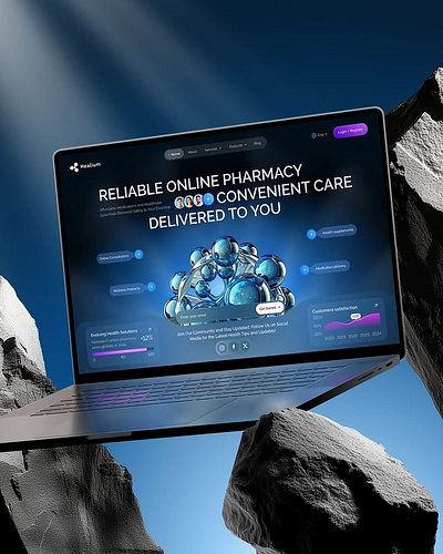 Pharmacy Website Design branding business website design figma framer graphic design illustration ui web web design website design