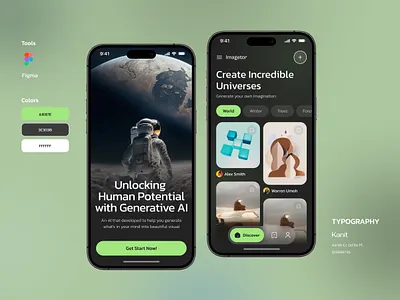 AI Image Generate Mobile App Design ai ai app ai assistant ai image ai meeting assistant ai notes android artificial intelligence assistant design illustration image generate ios minimal design mobile mobile app design ui ux visual interface web app
