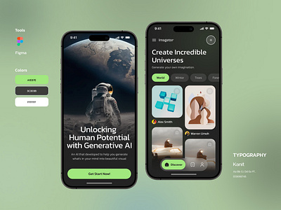 AI Image Generate Mobile App Design ai ai app ai assistant ai image ai meeting assistant ai notes android artificial intelligence assistant design illustration image generate ios minimal design mobile mobile app design ui ux visual interface web app