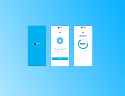 Authenticator Mobile App branding graphic design mobile ui ux