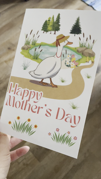 Homemade card - Thanks for always keeping us in line card design illustration