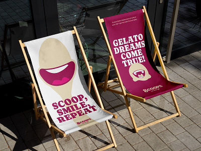 "Scoops on the go" 🍦 Branding apparel branding design download identity logo mockup mockups outdoor apparel psd socks sunbed template typography
