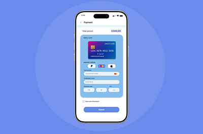#DailyUI - Day 2 Credit Card Checkout ui