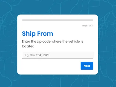Seamless Multi-Step Vehicle Shipping Form contact form custom form elementor front end development multi step form ui uiux uiux design user experience design ux web form design webform wordpress
