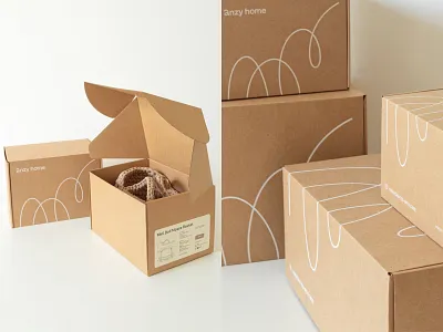 Anzy Home — home decor brand system #22 brand identity branding furniture home decor knitted decor logotype package packaging pattern ukraine