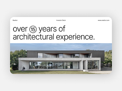Architect Brand Deck - Swiss Design apple keynote architect architecture brand deck canva deck company deck google slides interior design investor deck layout design minimal pitch deck powerpoint ppt presentation design property real estate redesign sales deck swiss design