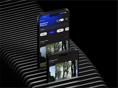 Local Travel App app design graphic design namecard notification profile travel