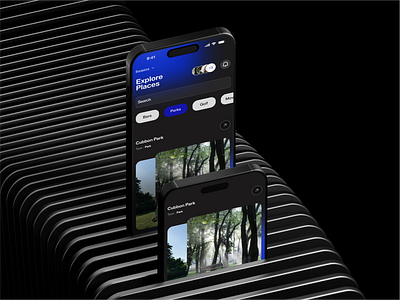 Local Travel App app design graphic design namecard notification profile travel