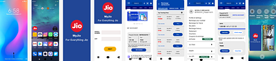 MyJio App – Recharge & Plan Flow UI Concept designprocess