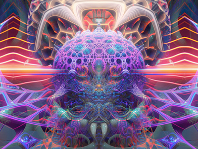 Limbic Isometries abstract animation color colorful forms futuristic geometric gradient graphic design illustration imagination motion graphics pattern print prism psychedelic shading shapes vibrant vintage