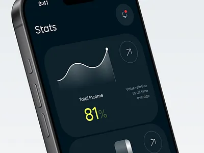 UX/UI Design - AI Financial Management App ai analyzing animation app crm data finance finances fintech income management metrics mobile outcome product saas statistics stats ui ux