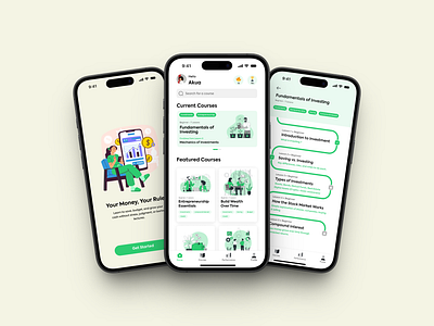 Clinq - A Financial Literacy App for Young Adults africa app casestudy design fintech ui uidesign uiux userexperience ux